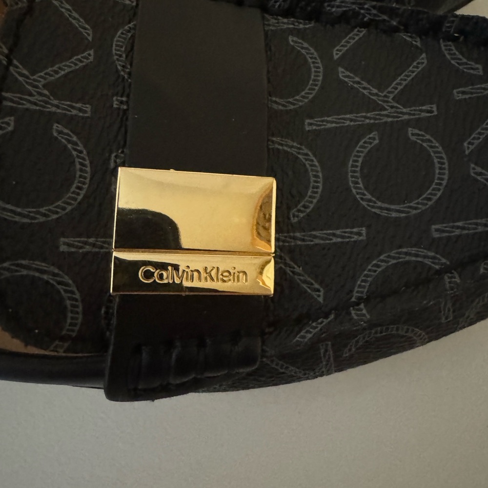 Calvin Klein Monogram Black Loafers - Picture 7 of 9